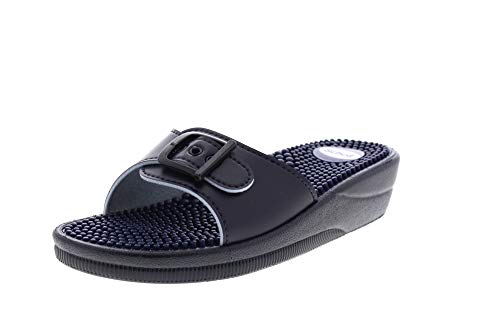 Scholl Chanclas de Playa New Massage Azul 39