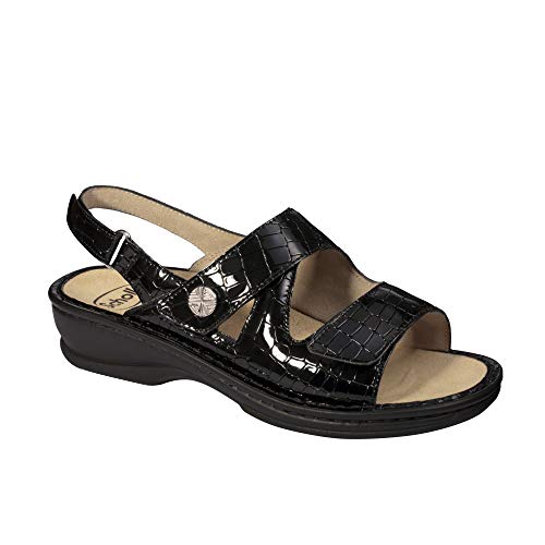 Scholl Comfort Plus nevia Sandal Negro 40