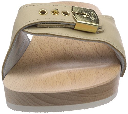 Scholl PESCURA Wedge Sand, Zuecos para Mujer, 39 EU