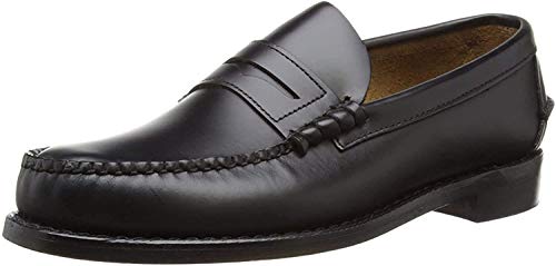 Sebago Classic Dan, Náuticos para Hombre, Negro 902, 42 EU