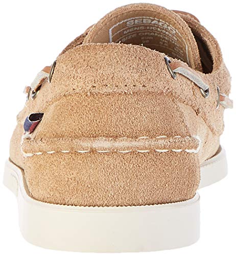 Sebago Docksides Portland Suede, Náuticos Hombre, Beige (Beige Camel 906), 42 EU