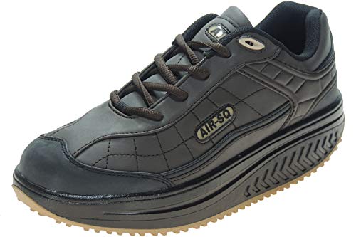 SELQUIR 7-105 Zapatilla Deportiva con Piso Balancín para Hombre MARRÓN Talla 44