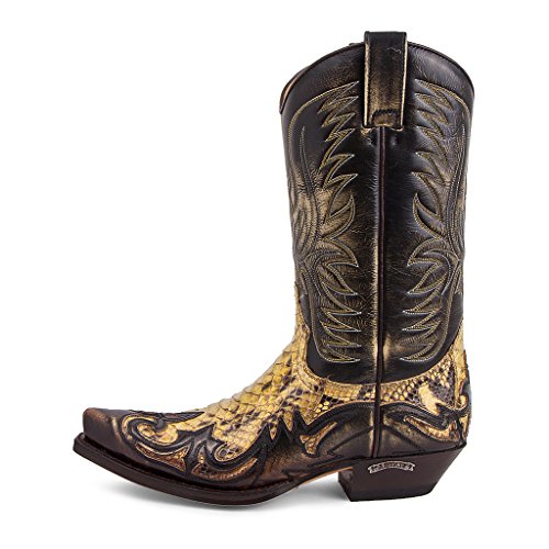 Sendra Boots - 3241 Cuervo Denver Tierra-Piton Barriga Panizo 2-39