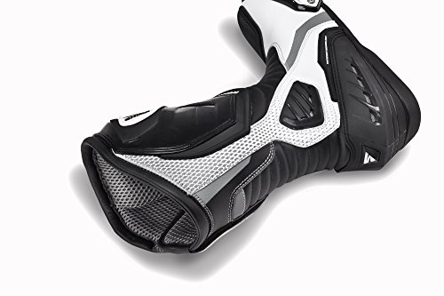 Shima RWX-6 Lady White, Botas de Cuero para Motocicleta de Verano para Mujeres (Blanco, 37)