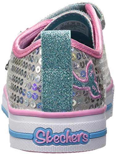 Skechers 20062L-SMLT_36, Zapatillas de Lona, Plata, EU