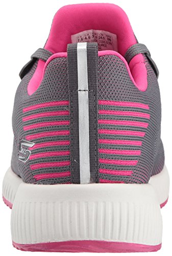 Skechers Bobs Squad-Twinning, Zapatillas sin Cordones, Gris (CCPK), 35 EU