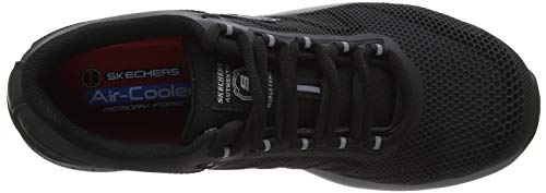 Skechers Bulklin Lyndale Zapatillas Hombre, Negro (Black Black), 45 EU