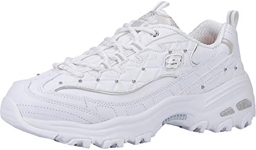 Skechers D Lites Glamour - Zapatillas Bajas Mujer Blanco Talla 41