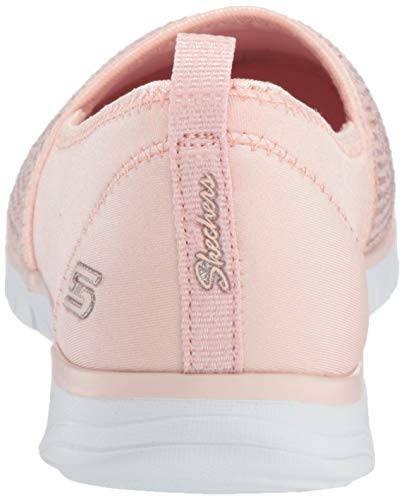 Skechers Ez Flex Renew-Shimmer Show, Zapatillas sin Cordones Mujer, Multicolor Rsgd Mauve Lycra Rhinestones Off White Trim, 39.5 EU