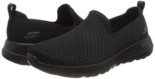 Skechers Go Walk Joy, Zapatillas Mujer, Negro (Black Textile/Trim BBK), 41 EU