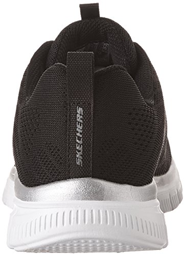 Skechers Graceful-Get Connected, Zapatillas Mujer, Negro (BKW Black Mesh/Trim), 41 EU