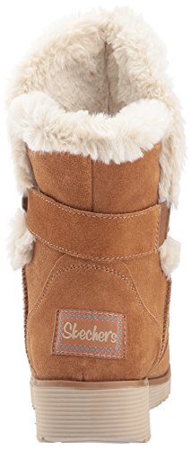 Skechers Keepsakes Wedge Cozy Peak, Bota a la Altura de la Pantorrilla Mujer, Tan, 39 EU