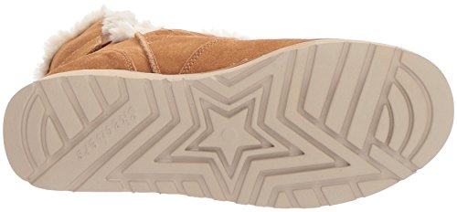 Skechers Keepsakes Wedge Cozy Peak, Bota a la Altura de la Pantorrilla Mujer, Tan, 39 EU