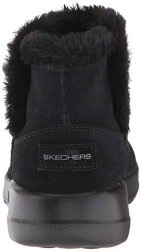 Skechers Performance On-The-Go Joy-Bundle Up, Botines Mujer, Negro (BBK Black Suede), 39 EU