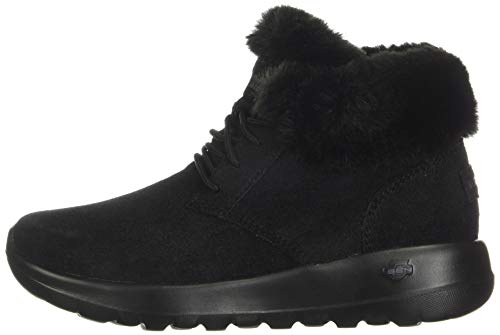 Skechers Performance On-The-Go Joy-Lush, Botines Mujer, Negro (BBK Black Suede/Trim), 37 EU