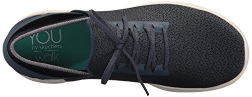 Skechers Performance You-Inspire, Zapatillas Mujer, Multicolor (NVY Black Textile/Trim), 39 EU