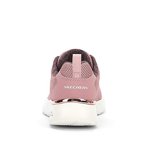 Skechers Skech-Air Dynamight-Fast Brak, Zapatillas Mujer, Morado (Mauve Mesh/Off White Trim MVE), 39 EU