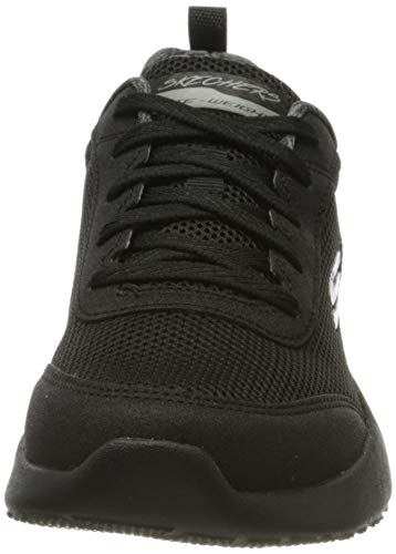 Skechers Skech-Air Dynamight-Fast Brak, Zapatillas Mujer, Negro (Black Mesh/Black Trim BBK), 40 EU