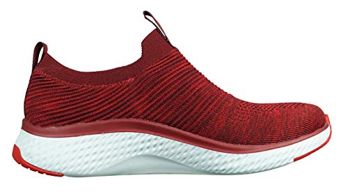 Skechers Solar Fuse Lite Joy Slip-On Zapatillas Caminar para Mujeres Zapatos Sin Cordones-Red-38