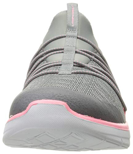 Skechers Synergy 2.0-Simply Chic, Zapatillas sin Cordones Mujer, Multicolor (GYPK Black Knit Mesh/Durabuck/Multi Trim), 37.5 EU