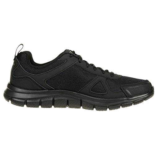 Skechers Track-scloric 52631-bbk, Zapatillas Hombre, Negro (Black 52631/Bbk), 42 EU