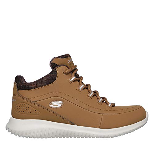 Skechers Ultra Flex 12918-csnt, Zapatillas Altas para Mujer, Marrón (Brown 12918/Csnt), 37 EU