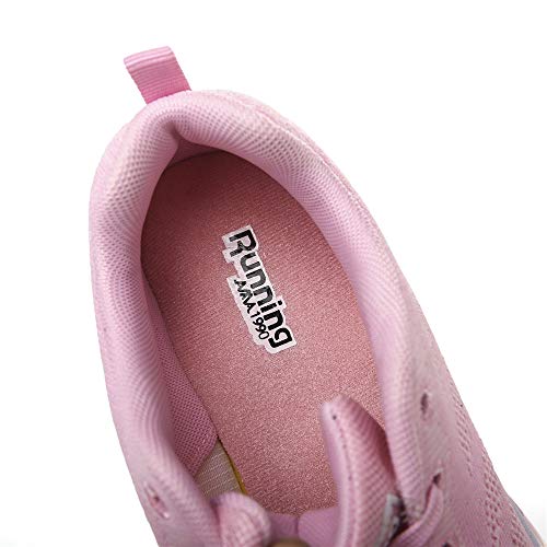 Smarten Zapatillas de Running Hombre Mujer Air Correr Deportes Calzado Verano Comodos Zapatillas Sport Pink 39 EU