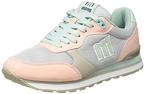 Sneakers Mustang Dasha 69362 Gris y Rosa