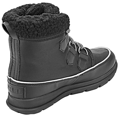 Sorel Explorer Carnival, Botas para Nieve Mujer, Negro (Black, Sea Salt), 37 EU