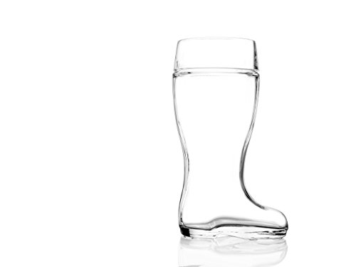 Stölzle-Oberglas 9735808047 Munich - Vaso de cerveza, 1,25 litros, con marca de llenado en 1 l, cristal, transparente, 1 unidad