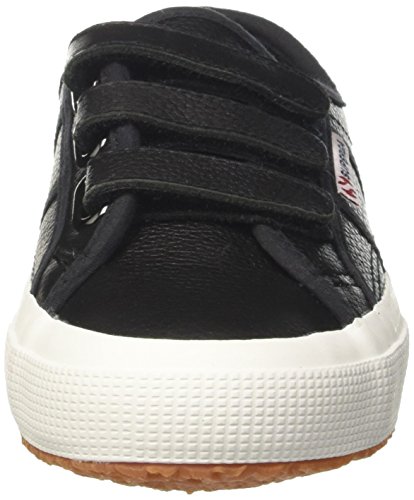 SUPERGA 2750-Efgl3Velu, Zapatillas Tobilleras Unisex Adulto, Nero Blackwhite, 37 EU