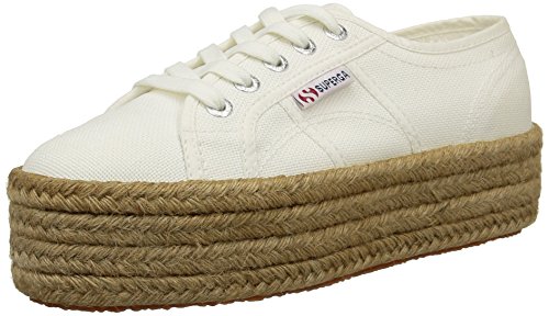 Superga 2790-COTROPEW, Zapatillas Mujer, Blanco (901 White), 40 EU (6.5 UK)