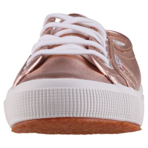 Superga - Zapatillas de deporte de tela para mujer, color Dorado (Gold (Rose Gold)), talla 42