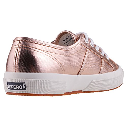 Superga - Zapatillas de deporte de tela para mujer, color Dorado (Gold (Rose Gold)), talla 42