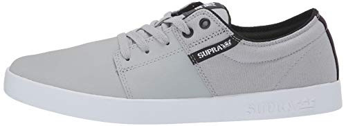 Supra Stacks II, Zapatillas Unisex Adulto, Gris Lt Grey Tuf White 056, 45 EU