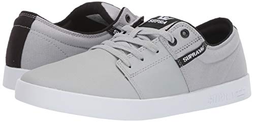 Supra Stacks II, Zapatillas Unisex Adulto, Gris Lt Grey Tuf White 056, 46 EU