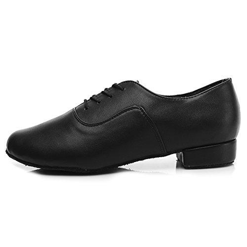 SWDZM Calzado de danza para hombre / estándar cuero latinos zapatos de baile modelo 704 45 EU