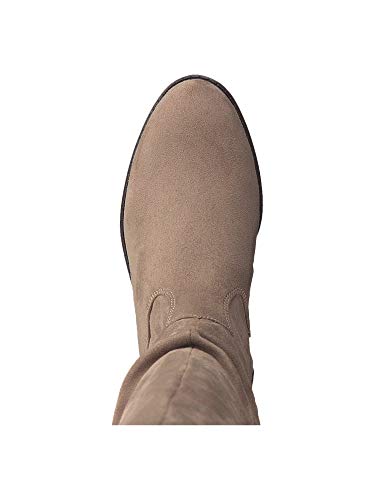 Tamaris 1-1-25500-23, Botas Mosqueteras Mujer, Marrón (Antelope 375), 38 EU