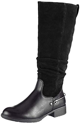 Tamaris 1-1-25526-23, Botas Altas Mujer, Negro (Black 1), 41 EU