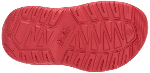 Teva Hurricane Drift Sandal Kids, Sandalias con Correa de Tobillo Unisex niños, Rojo, 31 EU