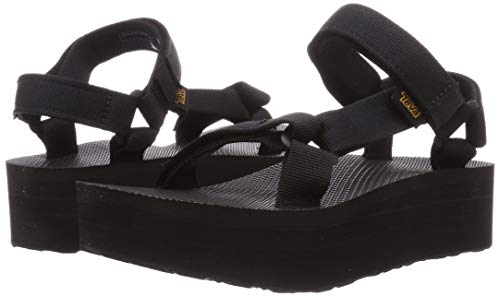 Teva Original Universal Flatform W's, Sandalias de Plataforma para Mujer, Negro (Black), 39 EU