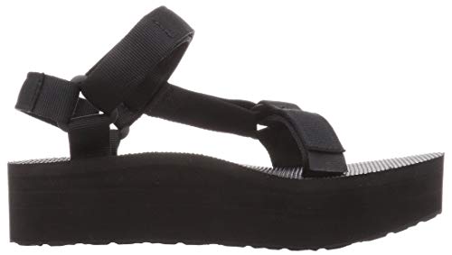 Teva Original Universal Flatform W's, Sandalias de Plataforma para Mujer, Negro (Black), 39 EU