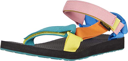 Teva Original Universal, Sandalias de Punta Descubierta Mujer, Multicolor (90s Multi SMU), 39 EU