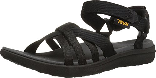 Teva Sanborn Sandal, Zapatillas de Atletismo Mujer, Negro Black Blk, 38 EU