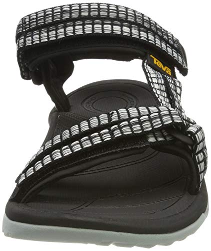 Teva Terra Fi Lite, Sandalias de Punta Descubierta Mujer, Multicolor (Samba Black Multi Sbml), 38 EU