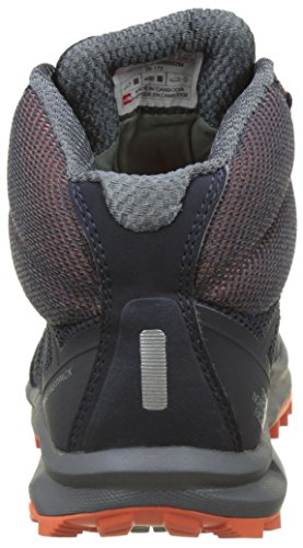 The North Face Litewave Fastpack Mid Gore-Tex, Botas de Senderismo Mujer, (Urban Navy/nastrtium Orange), 37.5 EU