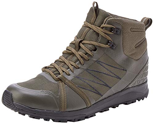 The North Face M LW Fp II Mid GTX, Botas de Senderismo Hombre, Verde (New Taupe Green/TNF Black Bqw), 42 EU