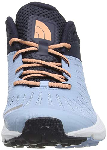 The North Face Womens Ampezzo, Zapatilla de Correr Mujer, Angel Falls Blue, 37 EU