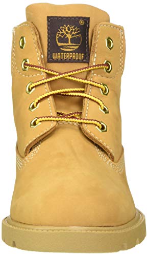 Timberland 6 Inch Classic (Toddler), Botas Unisex-Niños, Amarillo Wheat Nubuck, 22 EU