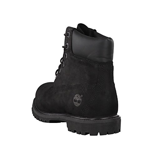 Timberland 6 Inch Premium Waterproof, Botas Chukka Mujer, Negro Black Nubuck, 39 EU